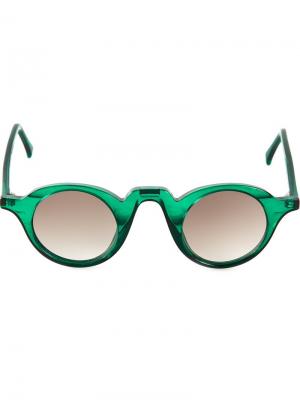 Солнцезащитные очки Retro Pantos Barn's. Цвет: зеленый