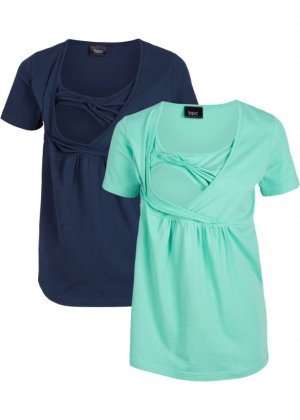 Рубашки для беременных/кормящих 2 шт , синий Bpc Bonprix Collection