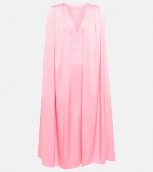 Платье миди из креповой накидки ALEX PERRY, розовый Perry