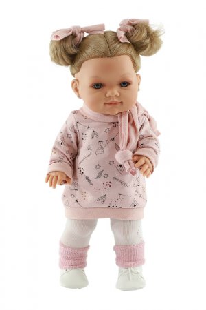 Кукла Констация с шарфиком ANTONIO JUAN. Цвет: розовый