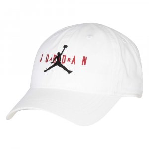 Подростковая кепка Jan Curve Brim Adjustable Hat Jordan. Цвет: белый