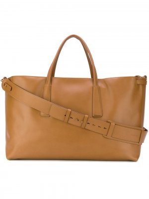 Большая сумка-тоут Zanellato. Цвет: коричневый