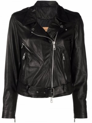 Zip-up leather jackets Giorgio Brato. Цвет: черный