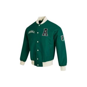 Originals Trefoil Casual Sports Baseball Jacket Men Outerwear Green HY7224 Adidas