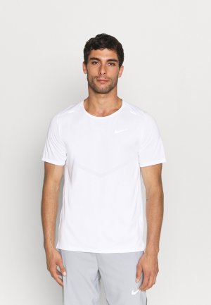 Спортивная футболка RISE , белый/серебристый Nike