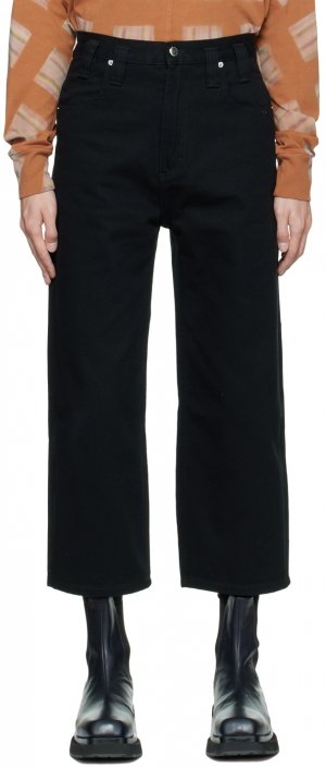 Черные мешковатые джинсы Eckhaus Latta
