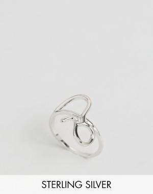 Серебряное кольцо с зодиакальной отделкой Козерог Rock N Rose 'N'. Цвет: серебряный