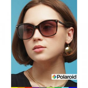 Солнцезащитные очки PLD4108S086, коричневый Polaroid. Цвет: коричневый