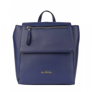 Рюкзак торба H1354blue, фактура гладкая, синий Jane Shilton. Цвет: синий/blue