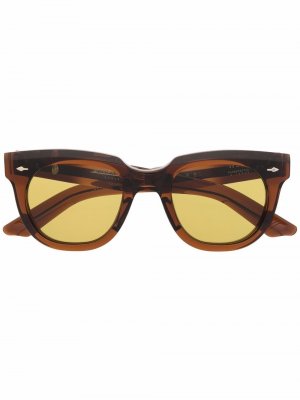 Солнцезащитные очки Sturges с затемненными линзами Jacques Marie Mage. Цвет: коричневый