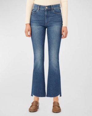 Укороченные джинсы Bridget Boocut Instasculpt с высокой посадкой DL1961 Premium Denim