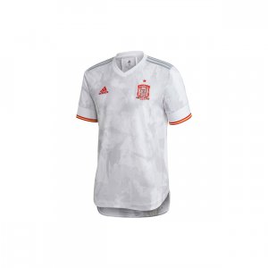 Spain National Team Away Authentic Jersey Men Sports Short Sleeve Soccer White FI6239 Adidas