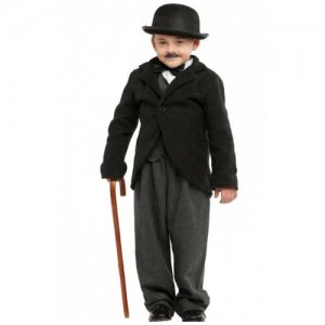 Детский костюм Чарли Чаплина (5381) 122 см VENEZIANO. Цвет: черный