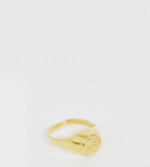 Регулируемое позолоченное кольцо-печатка -Золотой Ottoman Hands