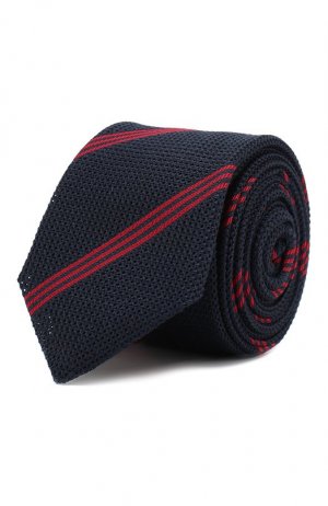 Шелковый галстук Eleventy UOMO. Цвет: синий