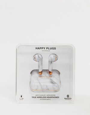 Беспроводные наушники ограниченной серии с мраморным принтом air 1-Бесцветный Happy Plugs