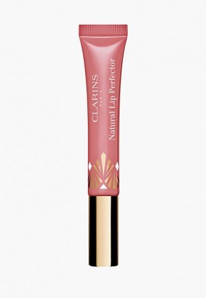 Блеск для губ Clarins Natural Lip Perfector, 19 intense smoky rose, 12 мл. Цвет: коралловый