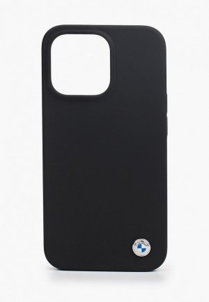 Чехол для iPhone BMW 13 Pro, Liquid silicone Hard Black. Цвет: черный