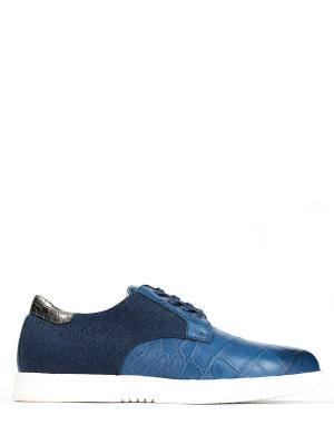 Комбинированные кроссовки Del Dami. Цвет: синий