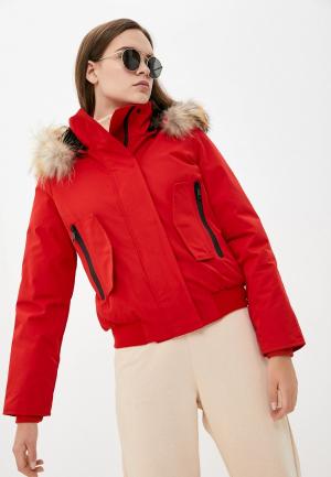 Куртка утепленная Macleria. Цвет: красный