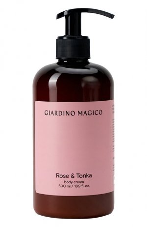 Крем для тела Rose & Tonka (500ml) Giardino Magico. Цвет: бесцветный