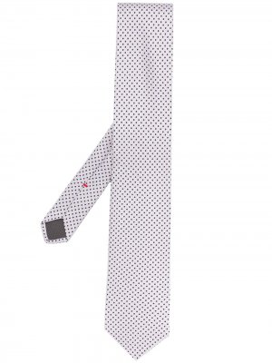 Delloglio галстук в горох Dell'oglio. Цвет: серый