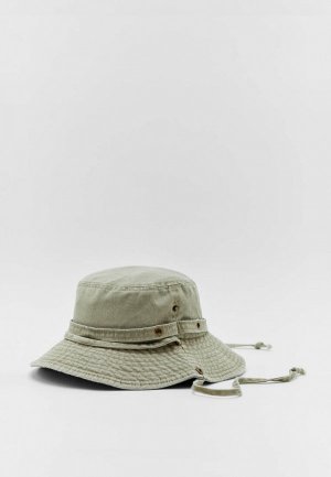 Шляпа Pull&Bear. Цвет: хаки
