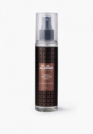 Дезодорант Zeitun минеральный антиперспирант для мужчин Шалфей ультра защита, 150 мл. Цвет: прозрачный