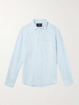 Льняная рубашка PORTUGUESE FLANNEL, синий Flannel