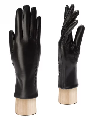 Перчатки женские IS411 черные р 8.5 Eleganzza. Цвет: черный