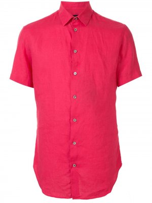 Рубашка с короткими рукавами Giorgio Armani. Цвет: розовый
