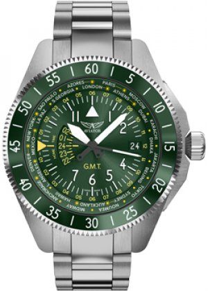 Швейцарские наручные мужские часы V.1.37.0.309.5. Коллекция Airacobra Aviator