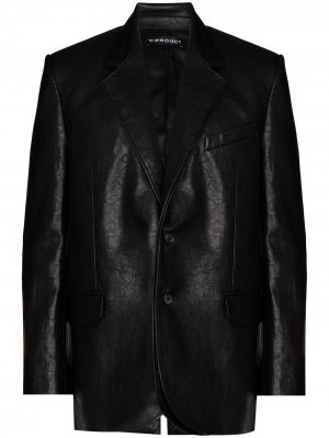 Однобортный пиджак Contraband Y/Project. Цвет: черный