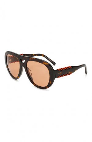 Солнцезащитные очки Tod’s. Цвет: коричневый