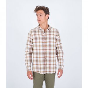 Рубашка с коротким рукавом Portland Organic, бежевый Hurley