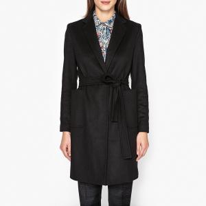 Пальто с поясом CARMEN LA BRAND BOUTIQUE COLLECTION. Цвет: черный