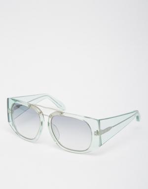 Солнцезащитные очки в прозрачной оправе Alexander Wang