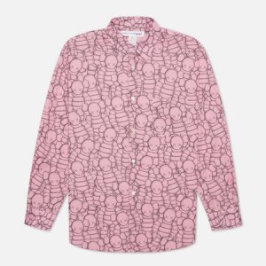 Мужская рубашка x KAWS Print B Comme des Garcons SHIRT. Цвет: розовый