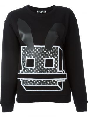 Electro Bunny sweatshirt McQ Alexander McQueen. Цвет: чёрный
