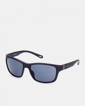 Прямоугольные синие солнцезащитные очки , синий Skechers