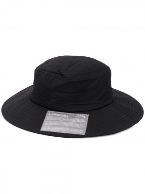 Шляпа-федора с нашивкой-логотипом A-COLD-WALL*. Цвет: черный