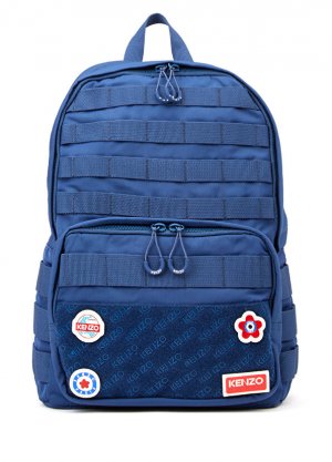 Мужской рюкзак с синим логотипом Kenzo