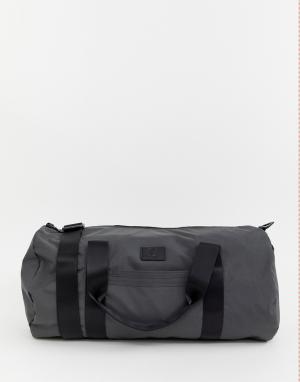 Нейлоновая сумка с логотипом в виде лаврового венка Fred Perry. Цвет: черный