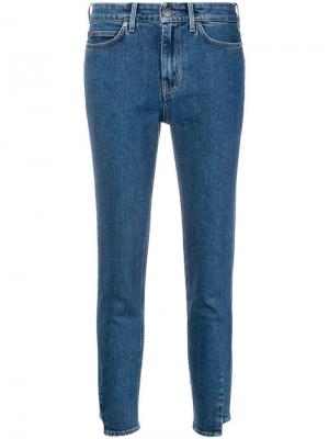Укороченные джинсы-скинни Mih Jeans. Цвет: синий