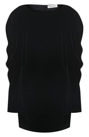 Бархатное платье Nina Ricci. Цвет: чёрный