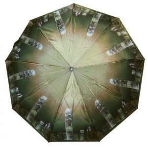 Смарт-зонт , зеленый Crystel Eden. Цвет: зеленый