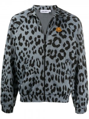 Leopard print jacket Kenzo. Цвет: серый