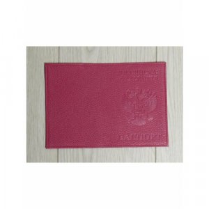 Обложка для паспорта , розовый BAREZ. Цвет: розовый/малиновый