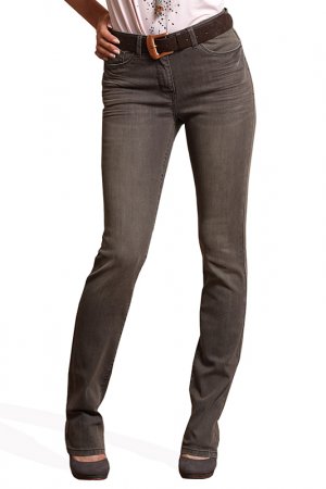 Прямые джинсы Million X Woman. Цвет: коричневый