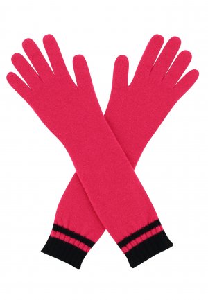 Перчатки ALBERTA FERRETTI. Цвет: розовый
